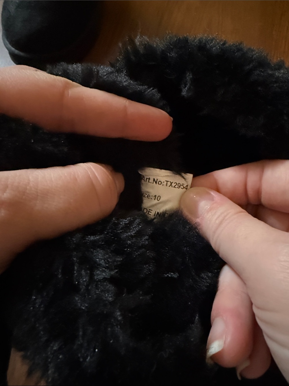 UGG Black Shearling Lined Short Boots - Picture 7 of 7